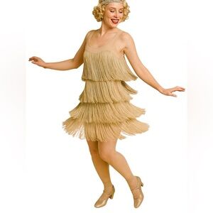 Boston Proper Muse Cocktail Dress 12 Flapper Costume Evening Party Fringe